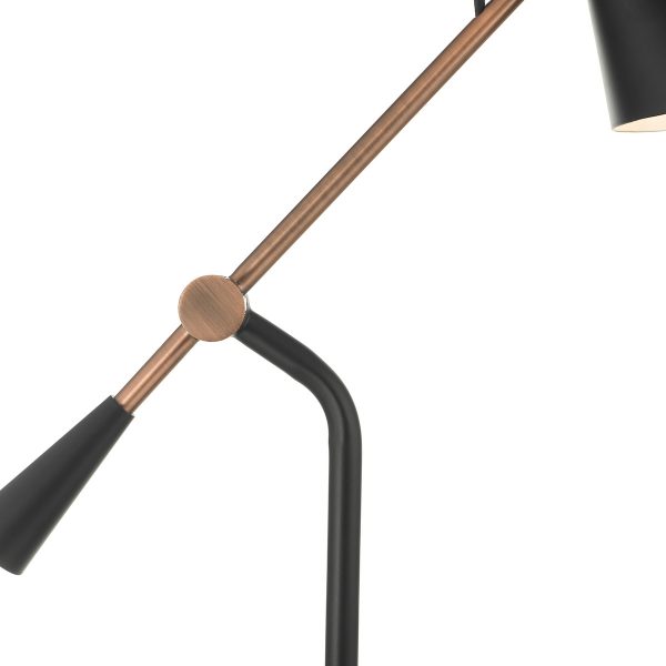 Jack Task Table Lamp Black Antique Copper - Image 3
