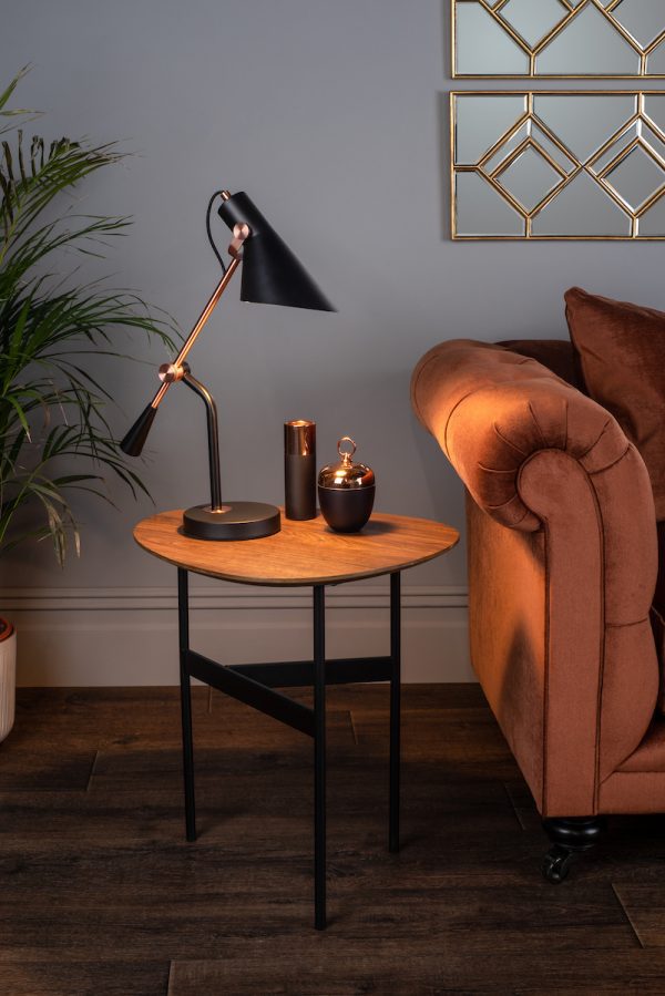 Jack Task Table Lamp Black Antique Copper - Image 6