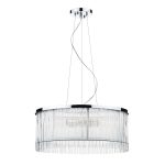 Japan 3 Light Pendant Polished Chrome Glass
