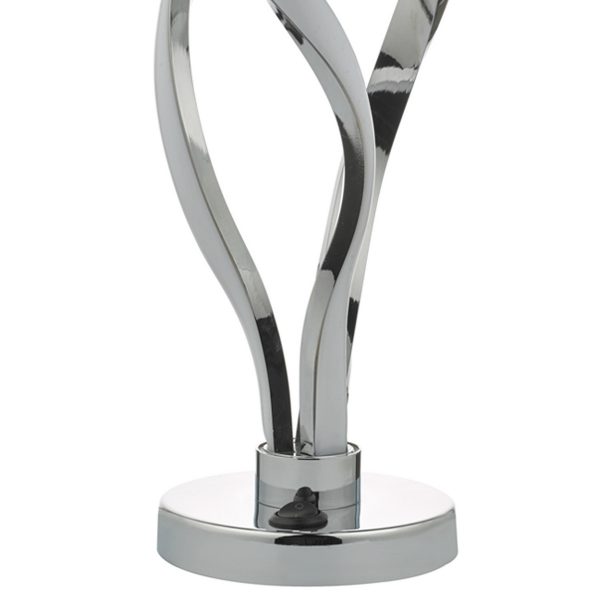 Jive Table Lamp Aluminium & Opal LED - Image 4