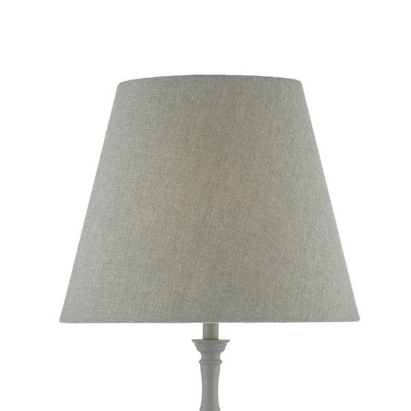 Joanna Table Lamp Grey With Shade - Image 3