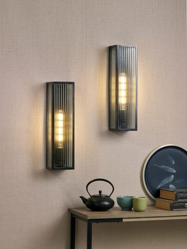 Keegan Outdoor Wall Light Rubbed Bronze IP44 Large - Image 2