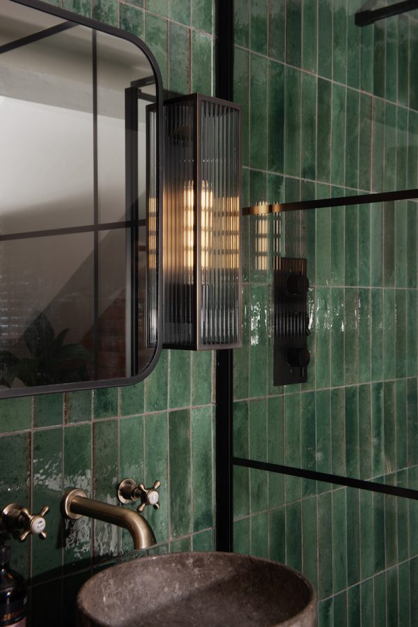 Keegan Outdoor Wall Light Rubbed Bronze IP44 Large - Image 4