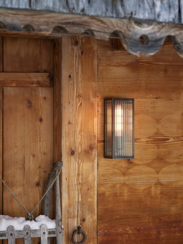 Keegan Outdoor Wall Light Rubbed Bronze IP44 Small - Image 2