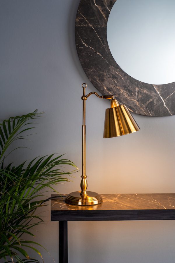 Kempten Task Table Lamp Antique Brass - Image 4