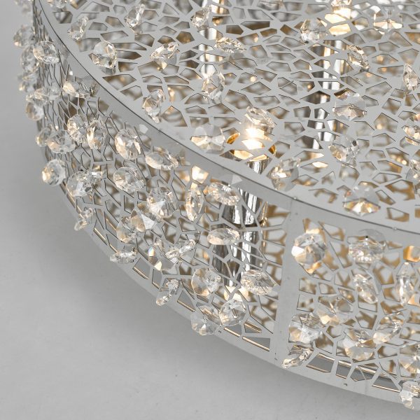 Kotaro 6lt Flush Polished Chrome & Crystal - Image 2