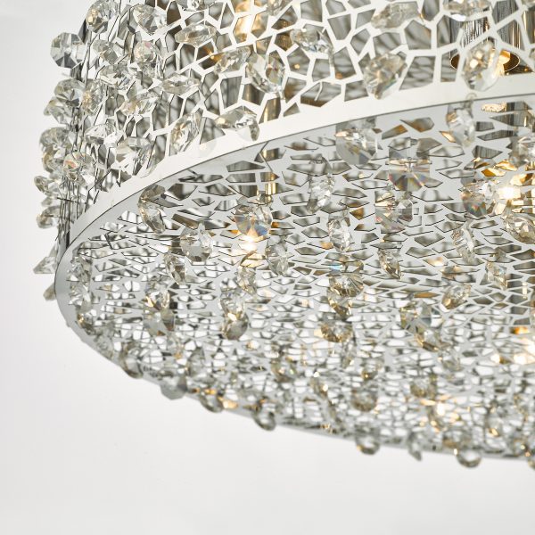 Kotaro 6lt Flush Polished Chrome & Crystal - Image 3