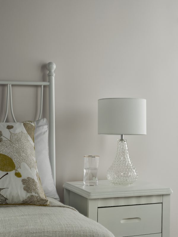Kristina Table Lamp Textured Glass With Shade - Image 5