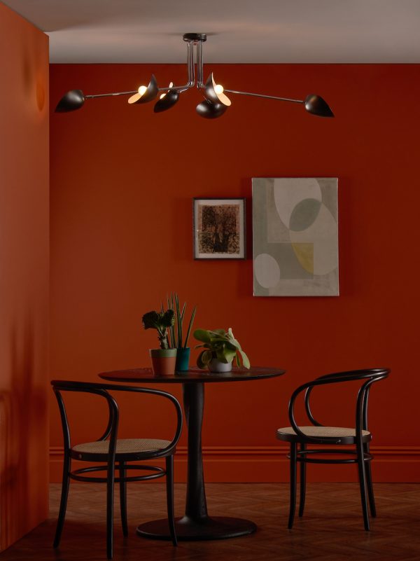Krug 6lt Semi Flush Black & Polished Chrome - Image 5