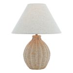 Laura Ashley Fernhill Table Lamp Matt Cream With Shade