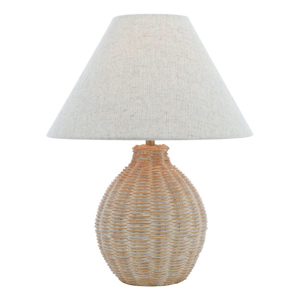 Laura Ashley Fernhill Table Lamp Matt Cream With Shade