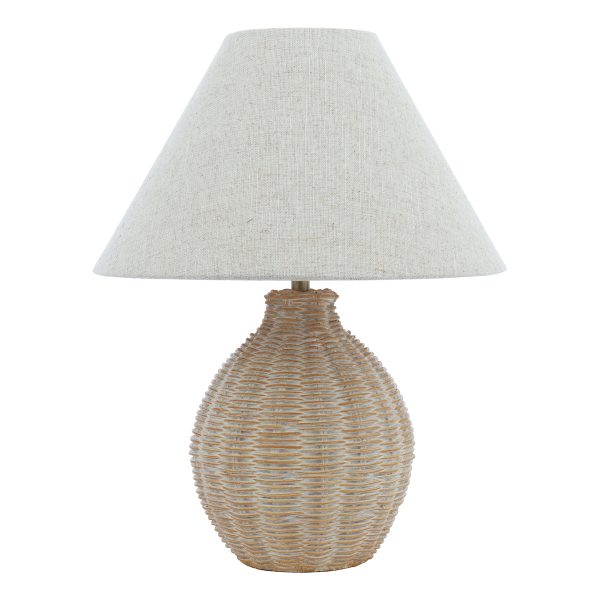 Laura Ashley Fernhill Table Lamp Matt Cream With Shade - Image 2