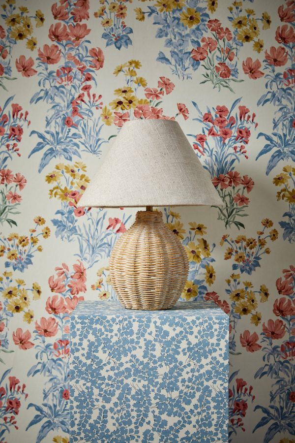 Laura Ashley Fernhill Table Lamp Matt Cream With Shade - Image 5