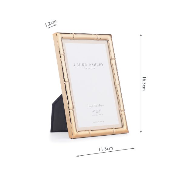 Laura Ashley Orwell Photo Frame Polished Gold 4x6 Inch - Image 5