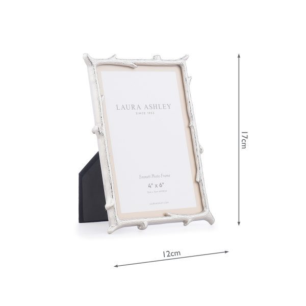 Laura Ashley Emmett Photo Frame Polished Nickel 4x6 Inch - Image 5