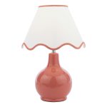 Laura Ashley Bramhope Table Lamp Terracotta With Shade