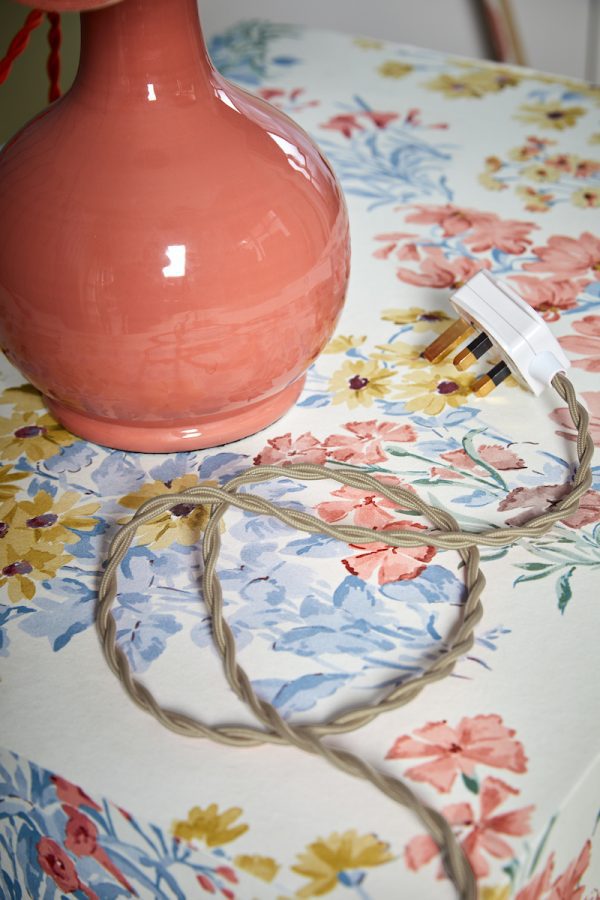 Laura Ashley Bramhope Table Lamp Terracotta With Shade - Image 6