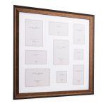 Laura Ashley Cara Photo Frame Bronze With 9 Apertures