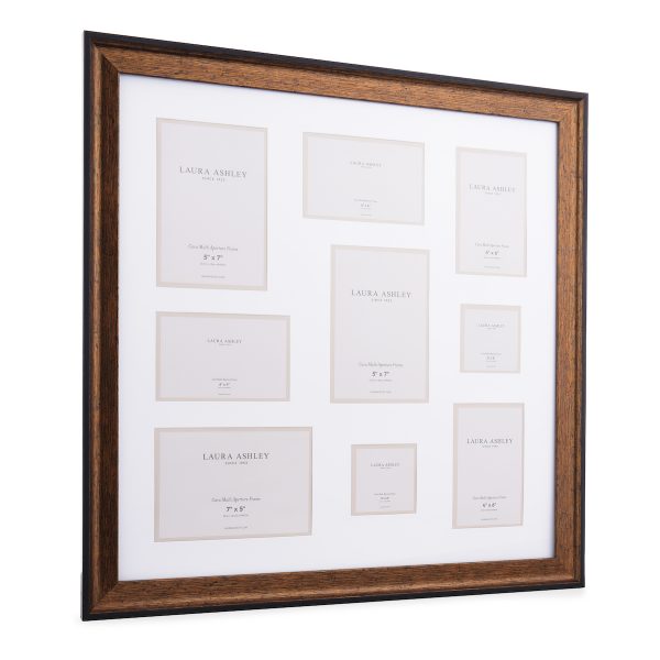Laura Ashley Cara Photo Frame Bronze With 9 Apertures