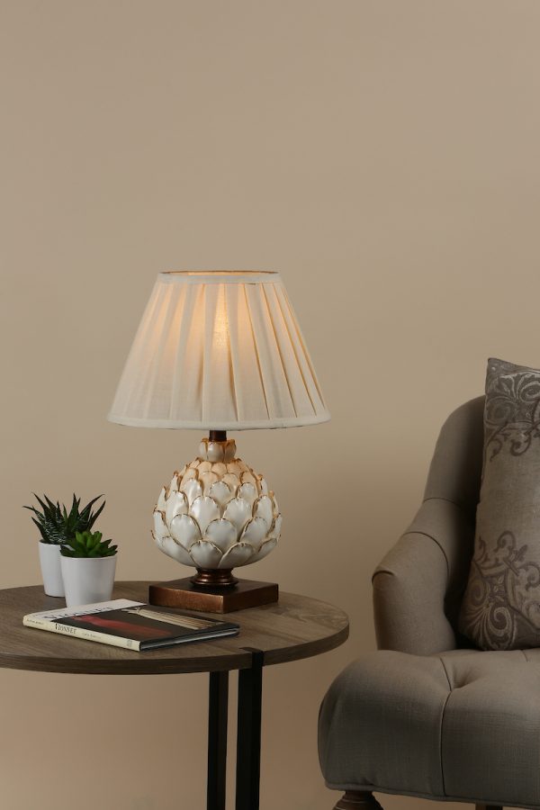 Layer Small Table Lamp Cream With Shade - Image 6