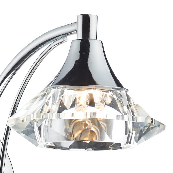 Luther Wall Light Polished Chrome Crystal - Image 3
