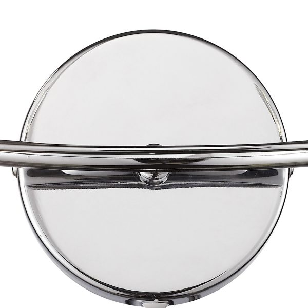 Luther 2 Light Wall Light Polished Chrome Crystal - Image 2