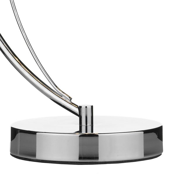 Luther Table Lamp Polished Chrome Crystal - Image 3
