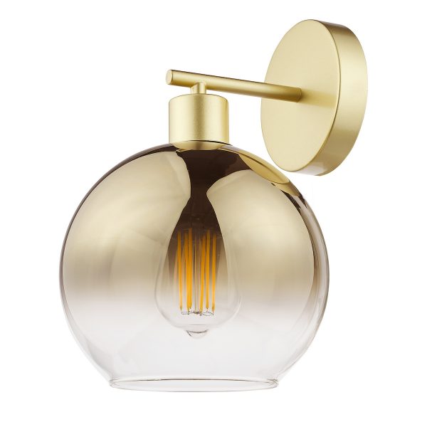 Lycia Wall Light Satin Gold and Gold Ombre Glass - Image 4