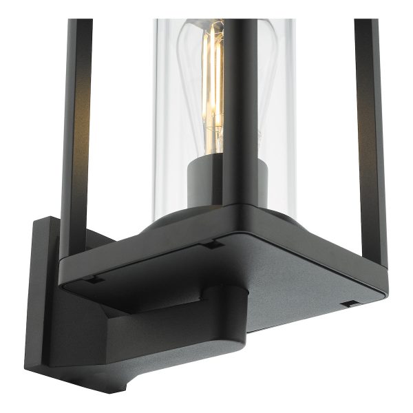 Mackenzie Outdoor Wall Light Matt Black IP65 - Image 4