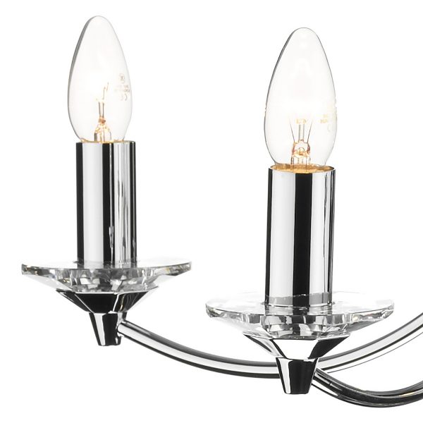 Medusa 5 Light Dual Mount Pendant K9 Crystal Polished Chrome - Image 4