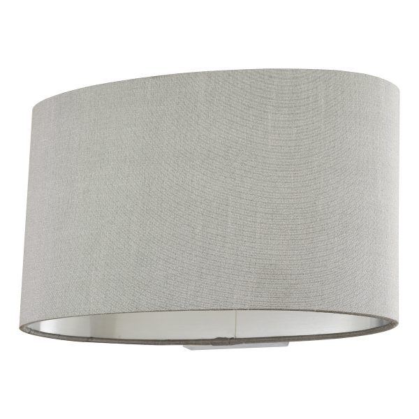 Melody Wall Light With Oval Grey Shade - Image 2