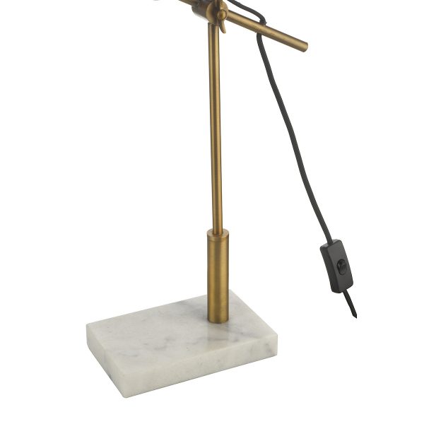 Mendal Task Lamp Bronze & Marble - Image 3