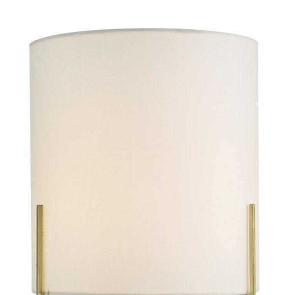 Michaela Table Lamp Satin Gold With Shade - Image 3