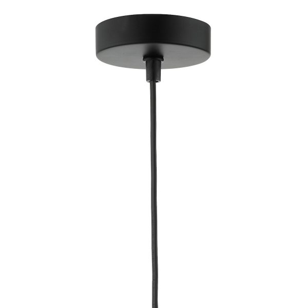 Midi Cage Pendant Matt Black & Bright Copper - Image 3