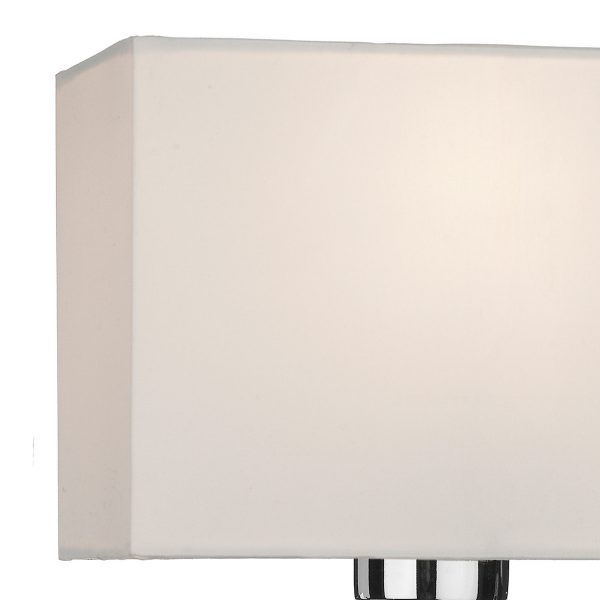Modena Wall Light With LED In Polished Chrome (Bracket Only) - Image 4