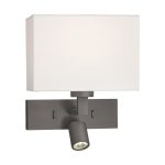 Modena Wall Light With LED In Bronze (Bracket Only)