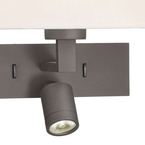 Modena Wall Light With LED In Bronze (Bracket Only) - Image 2