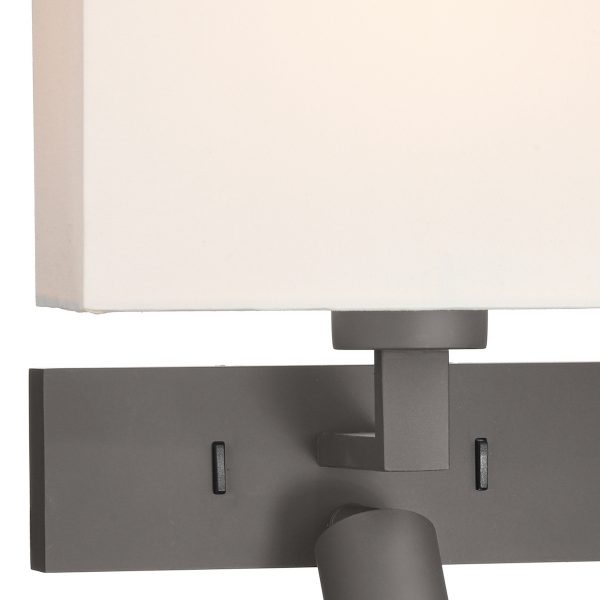 Modena Wall Light With LED In Bronze (Bracket Only) - Image 3