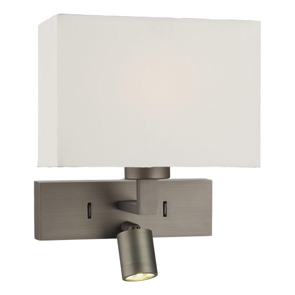 Modena Wall Light With LED In Bronze (Bracket Only) - Image 5