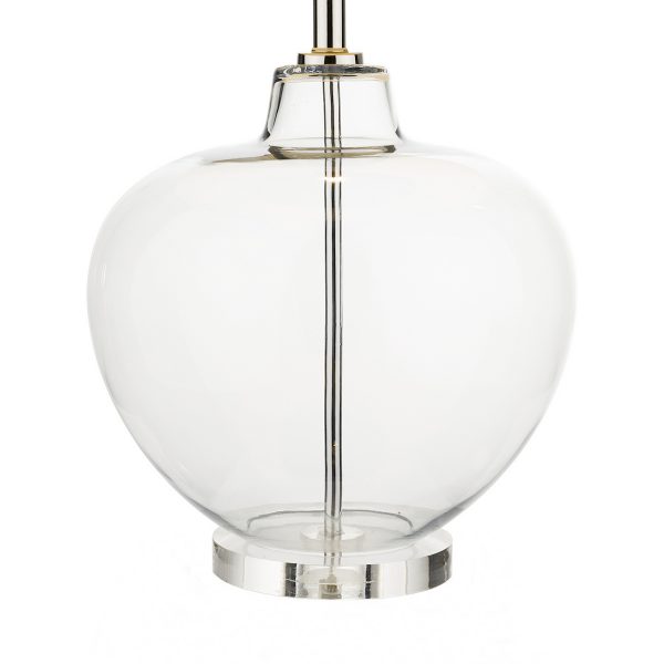 Moffat Table Lamp Glass Polished Chrome Base Only - Image 2