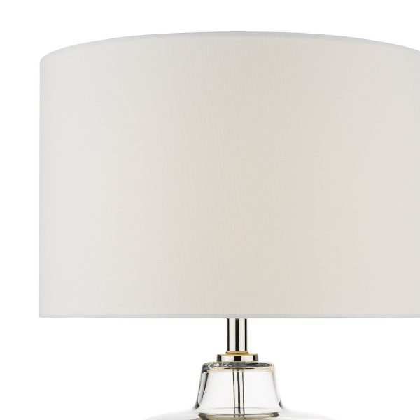 Moffat Table Lamp Glass Polished Chrome Base Only - Image 3