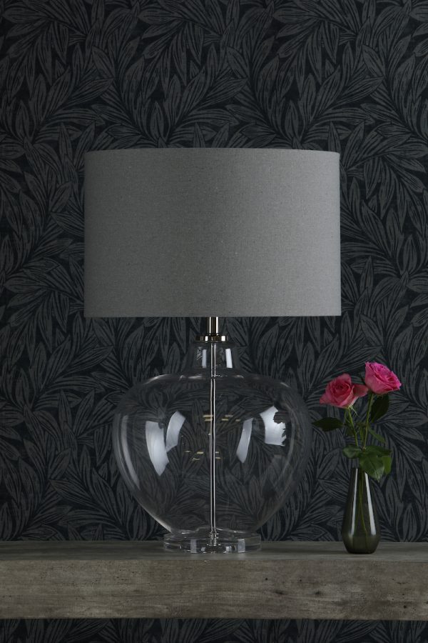 Moffat Table Lamp Glass Polished Chrome Base Only - Image 5