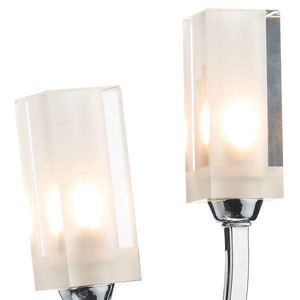 Morgan Double Wall Bracket Polished Chrome - Image 3