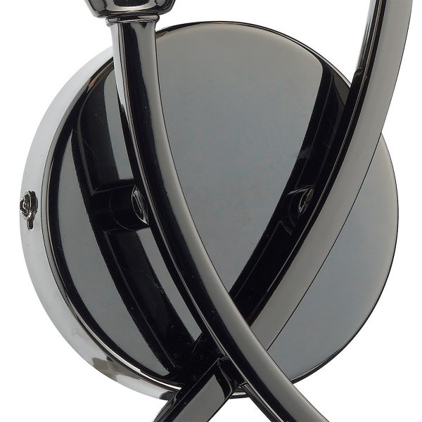 Morgan Double Wall Bracket Black Chrome - Image 3
