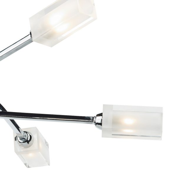 Morgan 6 Light Semi Flush Polished Chrome - Image 3