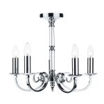 Murray 5 Light Dual Mount Pendant Polished Chrome