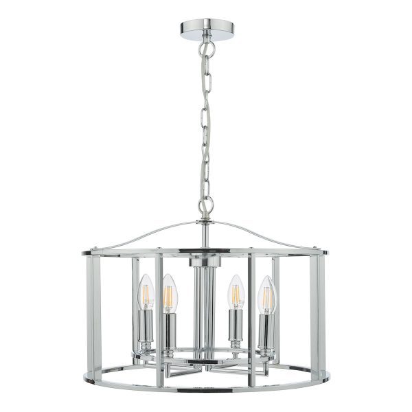 Myka 4 Light Pendant Polished Chrome - Image 2