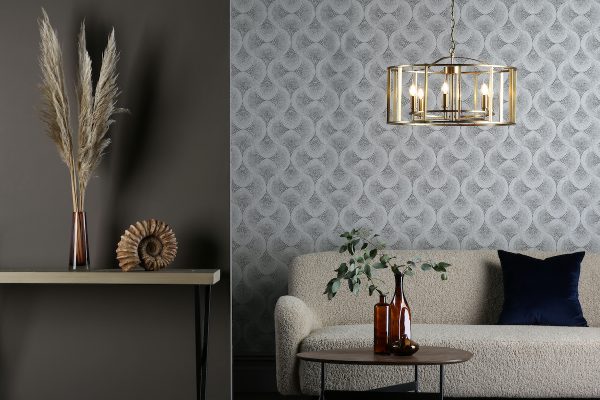 Myka 6 Light Pendant Brushed Bronze - Image 8