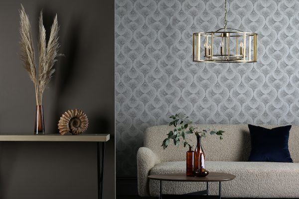 Myka 6 Light Pendant Brushed Bronze - Image 9
