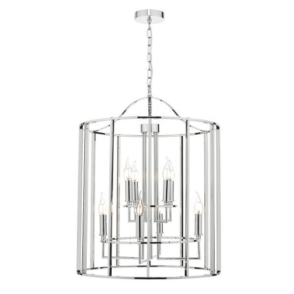 Myka 8lt Lantern Polished Chrome